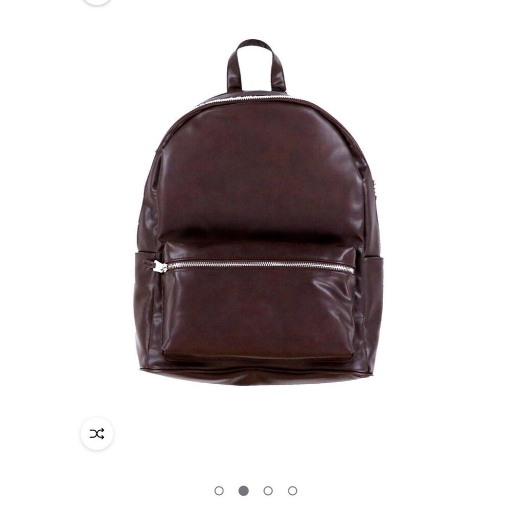 Steve Madden bag Core Faux-Leather Dome Backpack, Brown Brown Leather  Pack